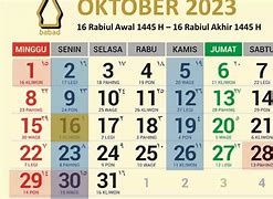 Bulan Islam Oktober 2023